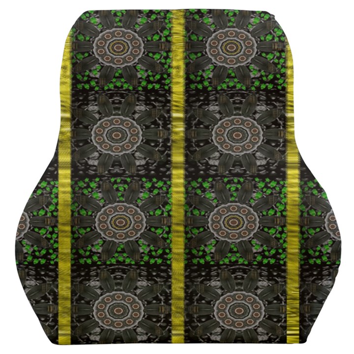 Stars And Flowers Decorative Car Seat Back Cushion 