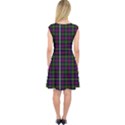 FauxCollared LoganMacLennan Tartan Pattern Capsleeve Midi Dress View2
