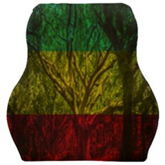 Rasta Forest Rastafari Nature Car Seat Velour Cushion  by Simbadda