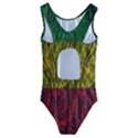 Rasta Forest Rastafari Nature Kids  Cut-Out Back One Piece Swimsuit View2