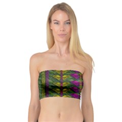 Butterfly Liana Jungle And Full Of Leaves Everywhere Bandeau Top by pepitasart