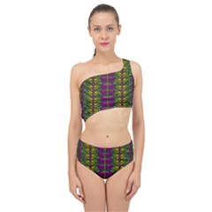 Butterfly Liana Jungle And Full Of Leaves Everywhere Spliced Up Two Piece Swimsuit by pepitasart