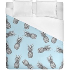 Pineapple Pattern Duvet Cover (california King Size) by Valentinaart