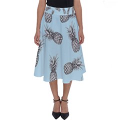 Pineapple Pattern Perfect Length Midi Skirt by Valentinaart