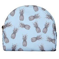 Pineapple Pattern Horseshoe Style Canvas Pouch by Valentinaart