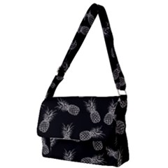 Pineapple Pattern Full Print Messenger Bag by Valentinaart