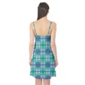 Mod Blue Green Square Pattern Camis Nightgown View2