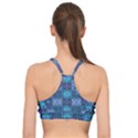 Mod Purple Green Turquoise Square Pattern Basic Training Sports Bra View2