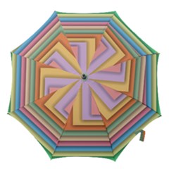 Colorful Wallpaper Abstract Hook Handle Umbrellas (small) by Simbadda