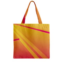 Abstract Art Background Beautiful Zipper Grocery Tote Bag by Simbadda