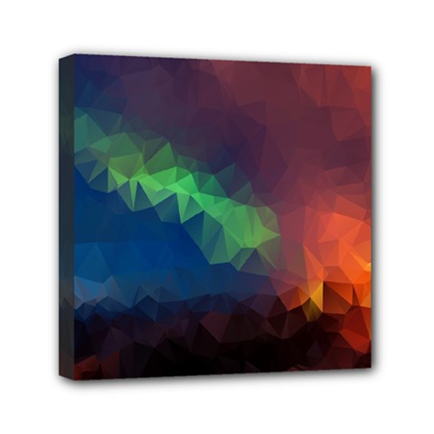 Abstract Texture Background Mini Canvas 6  X 6  (stretched) by Simbadda