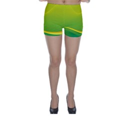 Background Color Fresh Beautiful Skinny Shorts by Simbadda