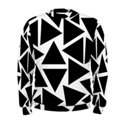 Black Triangle Men s Sweatshirt by Simbadda