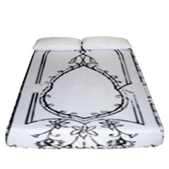 Leighton Floriated Antique Scroll Fitted Sheet (king Size) by Simbadda