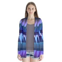 Triangles Drape Collar Cardigan by JMMMedia