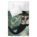 Wonderful Dark Mermaid With Awesome Orca Duvet Cover Double Side (Single Size)