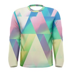 Triangles 2 Men s Long Sleeve Tee