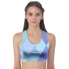 Triangles 3 Sports Bra by JMMMedia