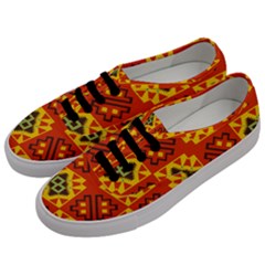 Squares And Other Shapes Pattern                                                 Men s Classic Low Top Sneakers by LalyLauraFLM