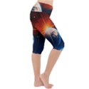 Earth Globe Planet Space Universe Lightweight Velour Cropped Yoga Leggings View3