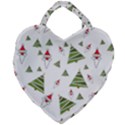 Christmas Santa Claus Decoration Giant Heart Shaped Tote View1