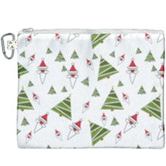 Christmas Santa Claus Decoration Canvas Cosmetic Bag (xxxl) by Celenk