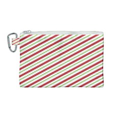 Stripes Striped Design Pattern Canvas Cosmetic Bag (medium)
