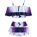 Woman Moon Fantasy Composing Night Kids  Off Shoulder Skirt Bikini View2