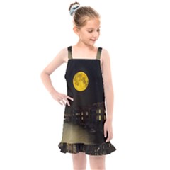 Travel Architecture Tourism Venice Kids  Overall Dress