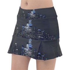 New York Skyline New York City Tennis Skirt by Celenk