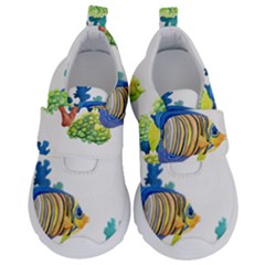 Tropical Fish Pattern2 Velcro Strap Shoes