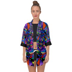 Activating Potential - Open Front Chiffon Kimono by tealswan