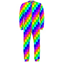 7 Color Square Grid Onepiece Jumpsuit (men)  by ChastityWhiteRose