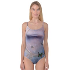 The Wonderful Moon With Butterflies Camisole Leotard  by FantasyWorld7