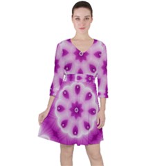 Pattern Abstract Background Art Ruffle Dress