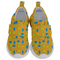 Lemons Ongoing Pattern Texture Velcro Strap Shoes by Celenk