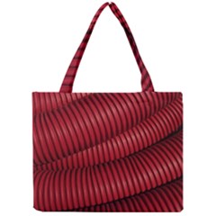 Tube Plastic Red Rip Mini Tote Bag by Celenk