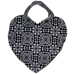 Fabric Design Pattern Color Giant Heart Shaped Tote