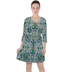 Pattern Design Pattern Geometry Ruffle Dress