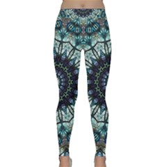 Pattern Abstract Background Art Classic Yoga Leggings by Celenk