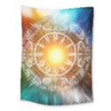 Universe Galaxy Sun Clock Time Medium Tapestry View1