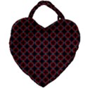 Pattern Design Artistic Decor Giant Heart Shaped Tote View2