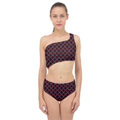 Pattern Design Artistic Decor Spliced Up Two Piece Swimsuit