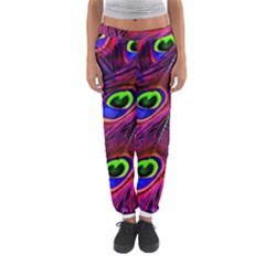 Peacock Feathers Color Plumage Women s Jogger Sweatpants by Celenk