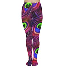 Peacock Feathers Color Plumage Tights