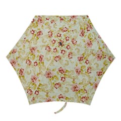 Background Pattern Flower Spring Mini Folding Umbrellas
