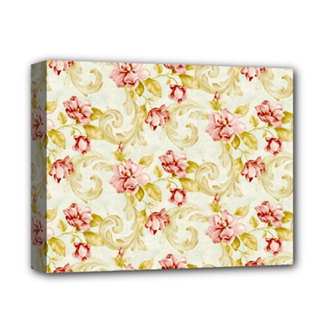 Background Pattern Flower Spring Deluxe Canvas 14  x 11  (Stretched)
