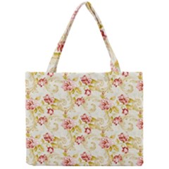 Background Pattern Flower Spring Mini Tote Bag by Celenk