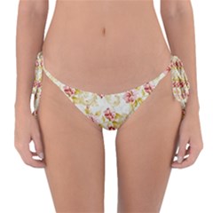 Background Pattern Flower Spring Reversible Bikini Bottom by Celenk