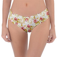 Background Pattern Flower Spring Reversible Classic Bikini Bottoms